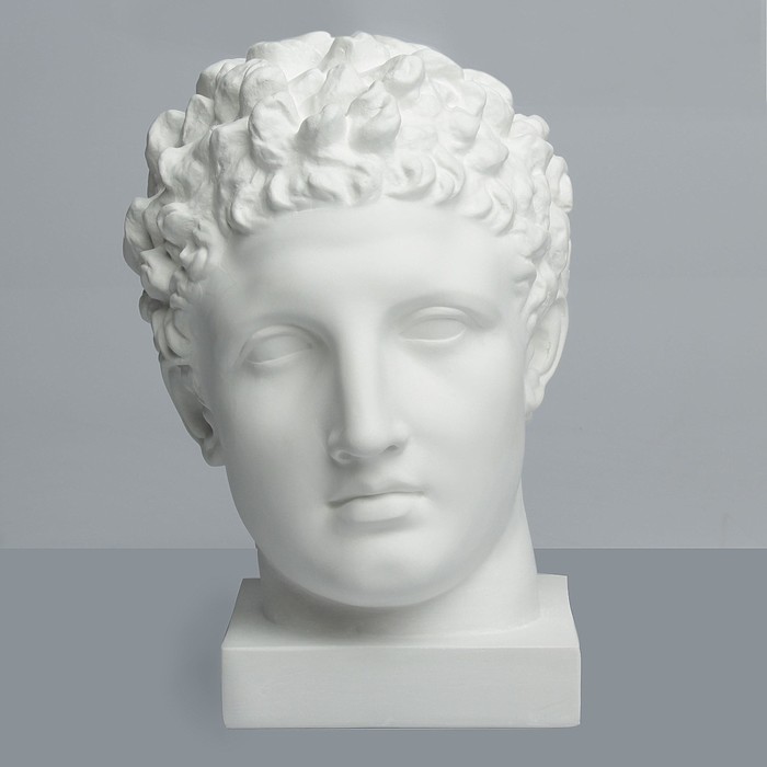 Гипсовая фигура Академическая Голова Гермеса 23.5*28*36 10-130