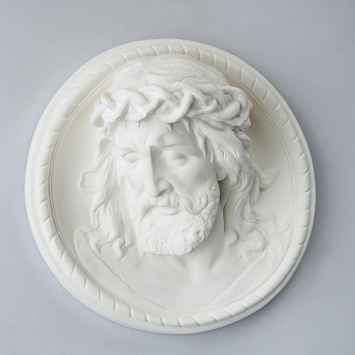 Гипсовая фигура барельеф Иисус 35*35*15 80-851