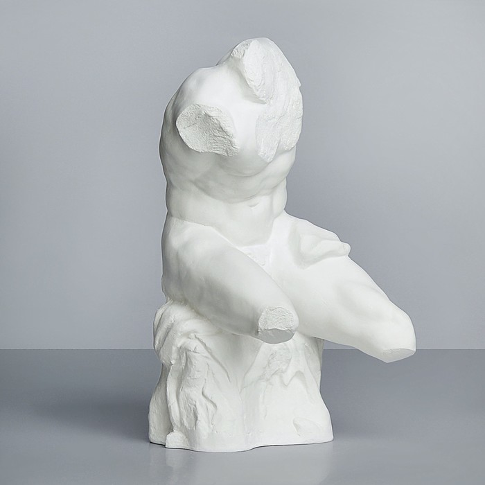 Гипсовая фигура "Торс Аполлон Бельведерский", 22*24*43