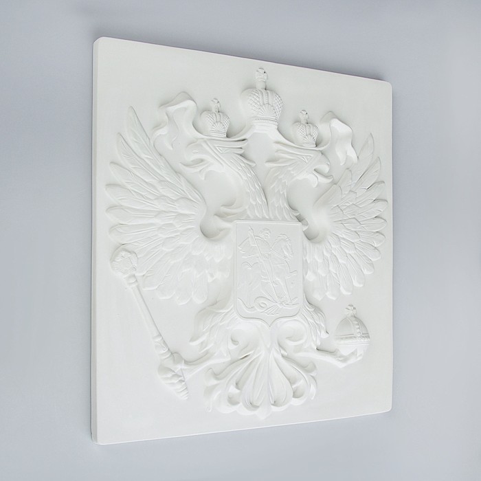 Гипсовая фигура Герб РФ 44*48*3 60-613