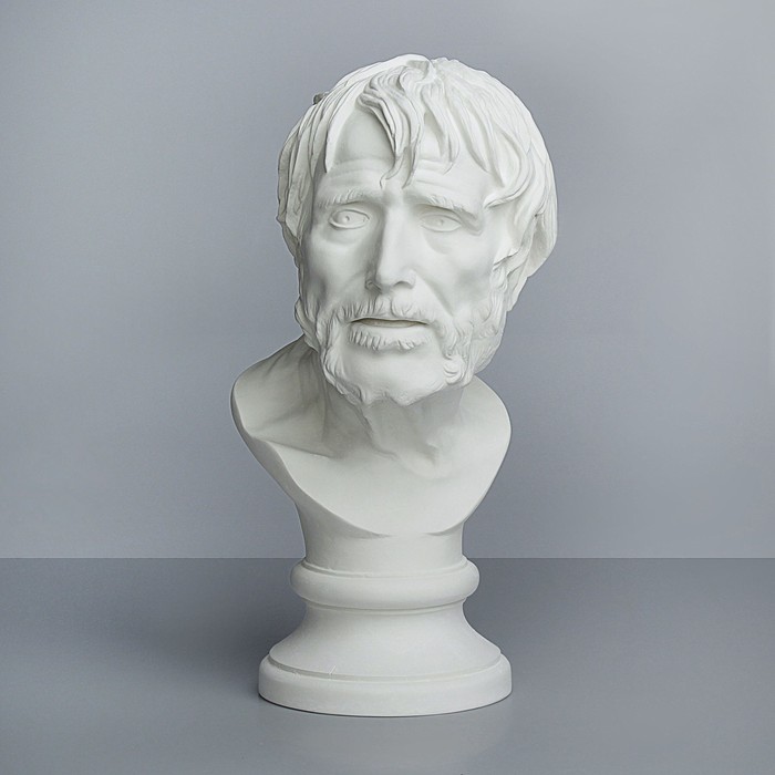 Гипсовая фигура Академическая Бюст Сенеки 22,5*26*47 10-156