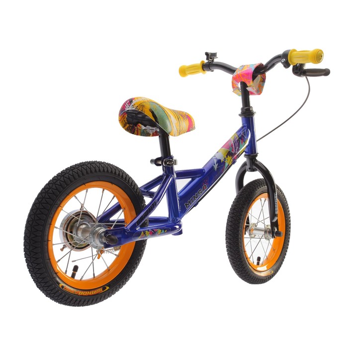 Беговел 12" GRAFFITI Minsa 2018, цвет синий