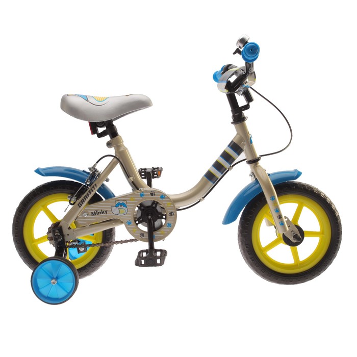 Велосипед 12" Graffiti Minky бежевый