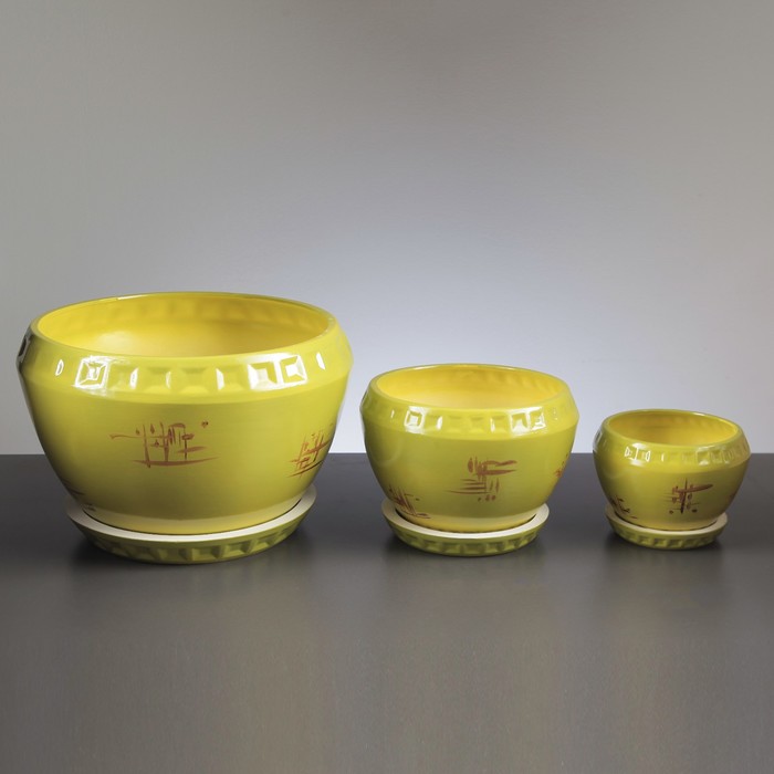 Кашпо "Тройка", микс