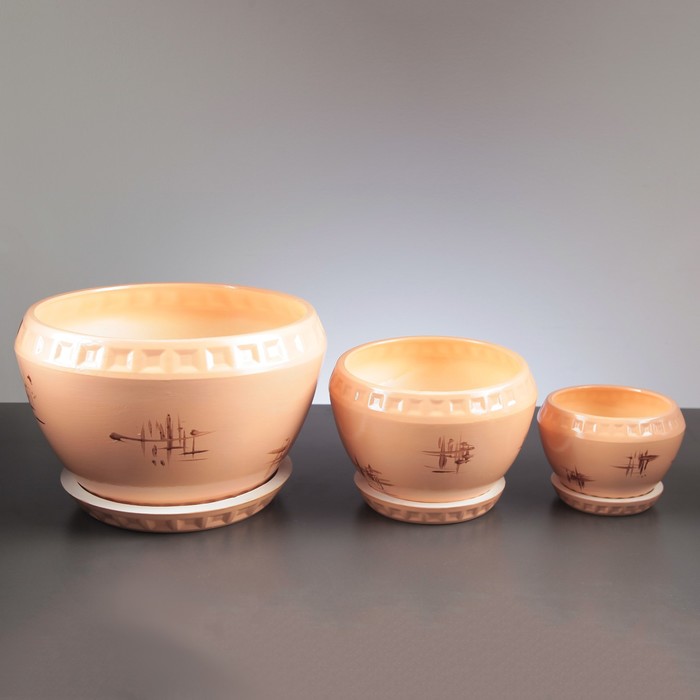 Кашпо "Тройка", микс