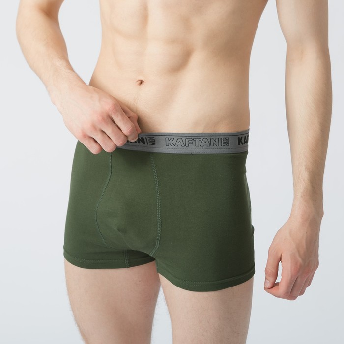 Трусы мужские KAFTAN, хаки, размер 52