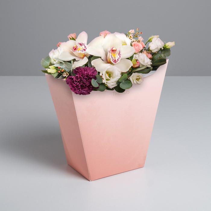 Пакет трапеция «Тренды», 23 х 23 см