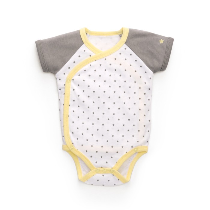 Боди детское, рост 62 см, принт горошек 90004