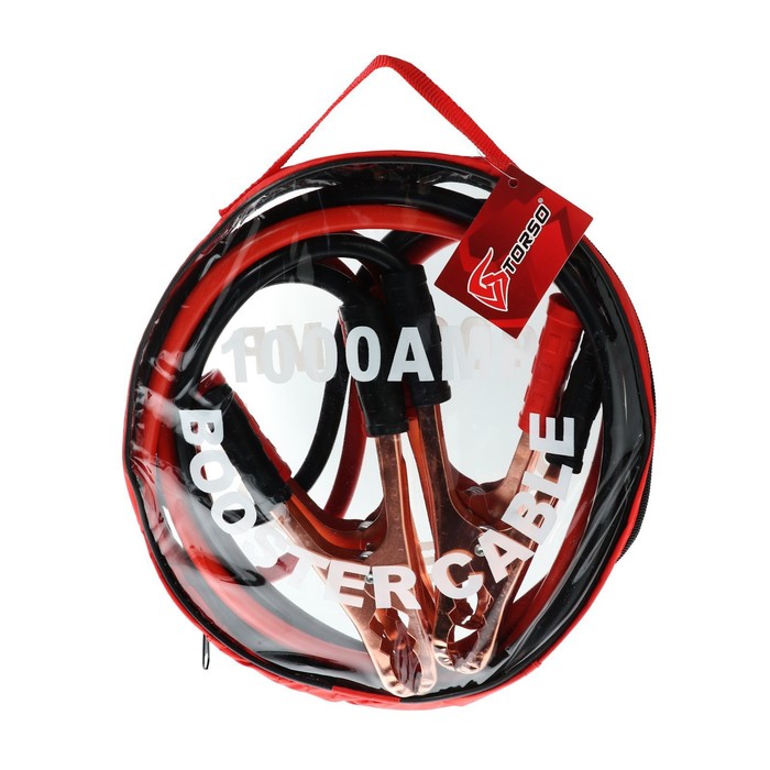 Провода-прикуриватели TORSO, 1000 А, -30 до +80º, 2,2 м, 12/24 В