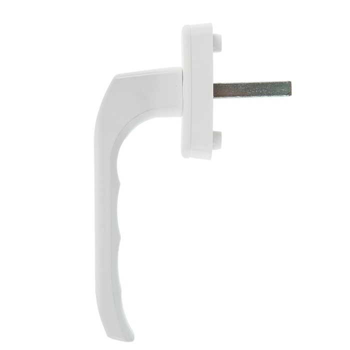 Ручка оконная Стандарт, металлическая, белая