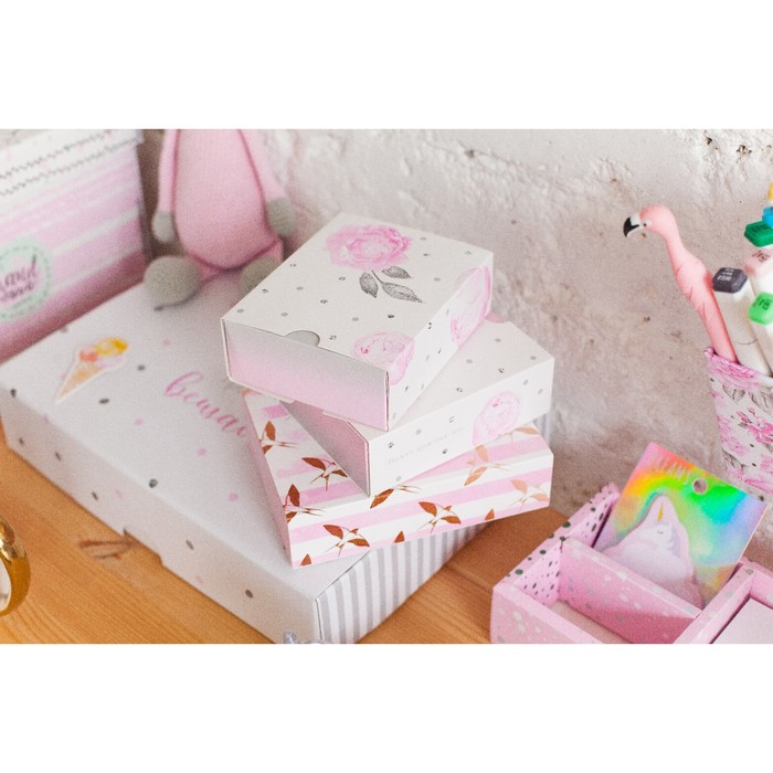 Складная коробка «Дотронься до счастья», 17,6 х 12,7 х 4,1 см