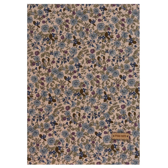 Ткань на клеевой основе «Цветочная поляна», 21 х 30 см