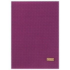 Ткань на клеевой основе «Фиолетовая в горошек», 21 х 30 см Ош