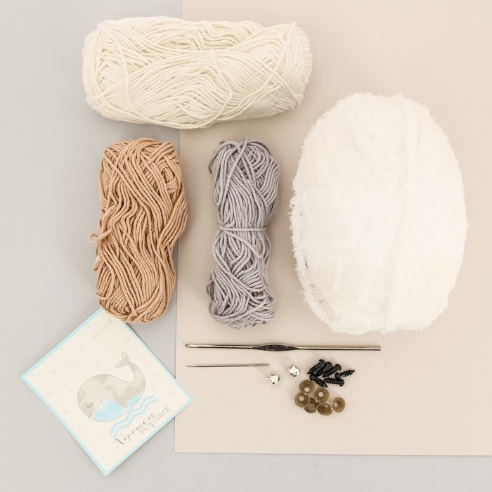 Набор для вязания : Мобиль в кроватку «Барашки»