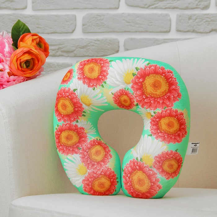 Мягкая игрушка - антистресс подголовник "Букет" 07