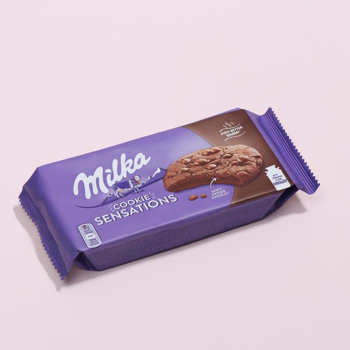 Печенье Milka с шоколадной начинкой Choko INSID, 156 г