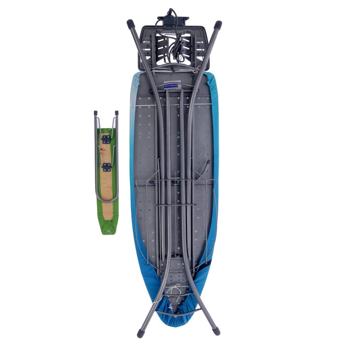 Доска гладильная "ЭЛЬЗА ДЕ ЛЮКС" Ромашка (1220х400) регул.высота до 93 см