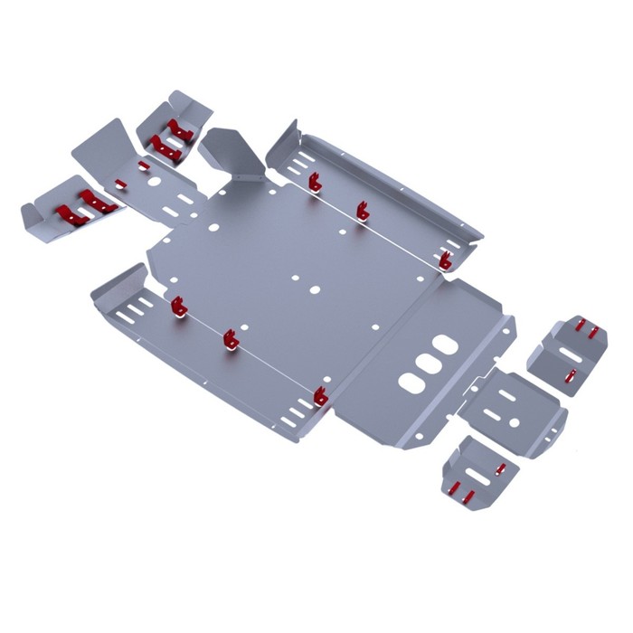 Комплект защит днища Rival для CF Moto UTV SSV-625 Z6 2011-, 444.6801.1