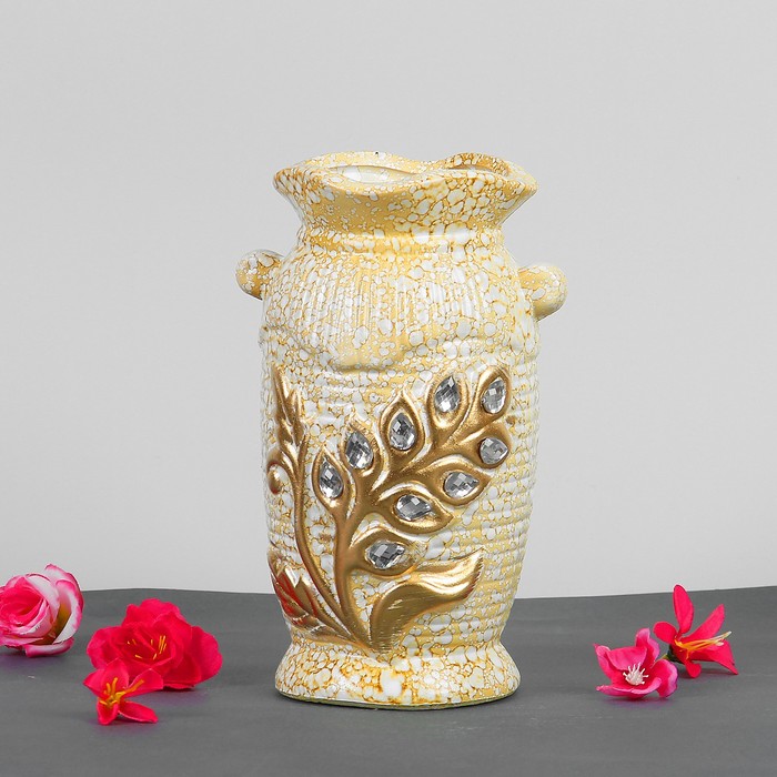 Ваза керамика "Ветвь" 20 см, микс