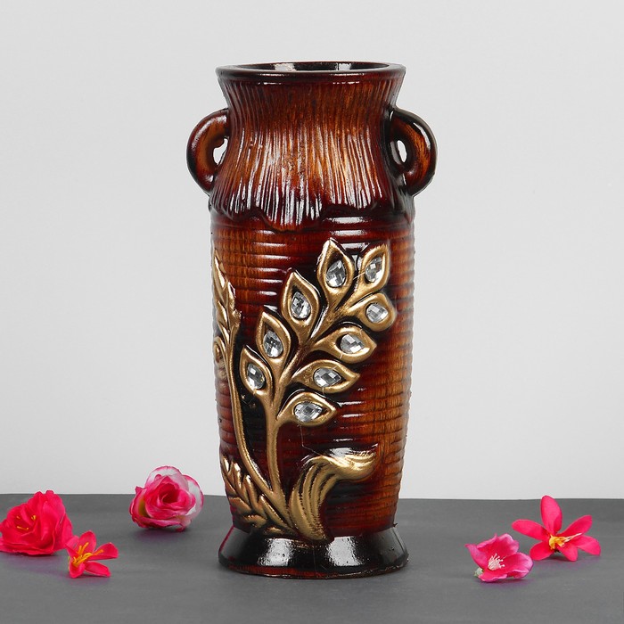 Ваза керамика "Ветвь" 25 см, микс