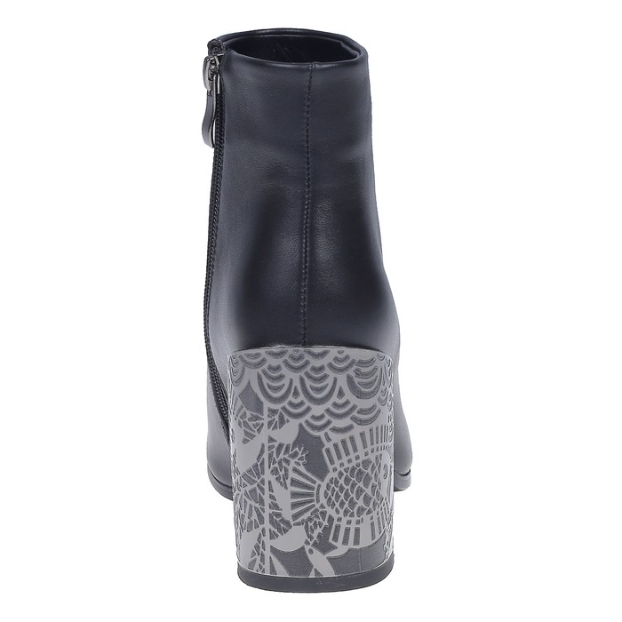 Ботильоны женские арт. 6823, цвет чёрный, размер 40