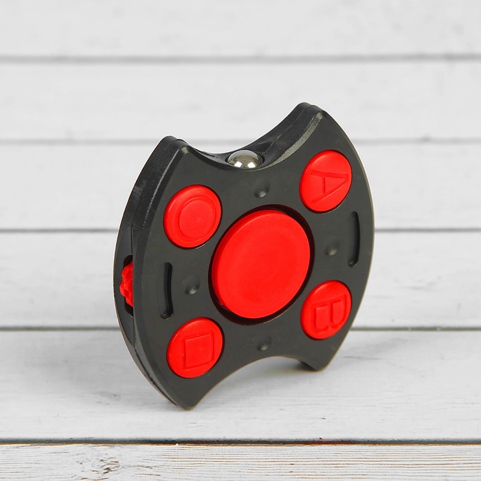 Джойстик антистресс &quot;Спиннер&quot;, красные кнопки