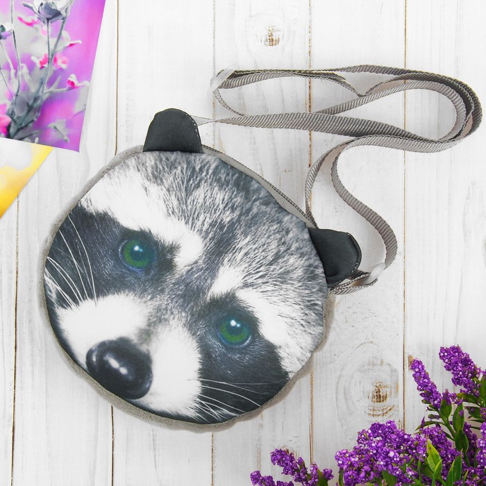 Сумка детская "Енот", 16 х 16 см