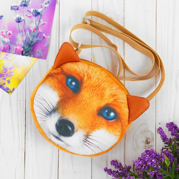 Сумка детская "Лиса", 16 х 16 см