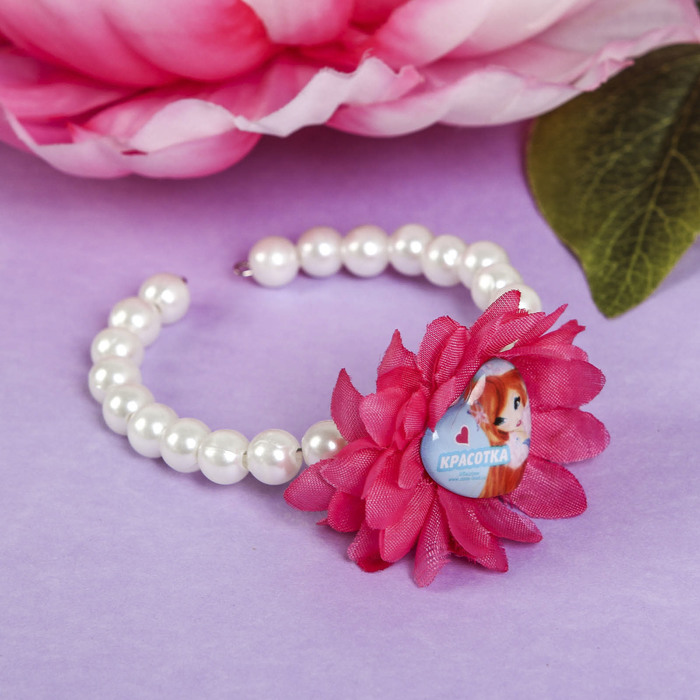 Набор браслет, заколка 1 шт. "Красотка", Феи Винкс: Блум