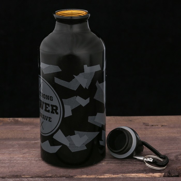 Набор "Power", бутылка для воды (500 мл), полотенце (30 х 30 см)