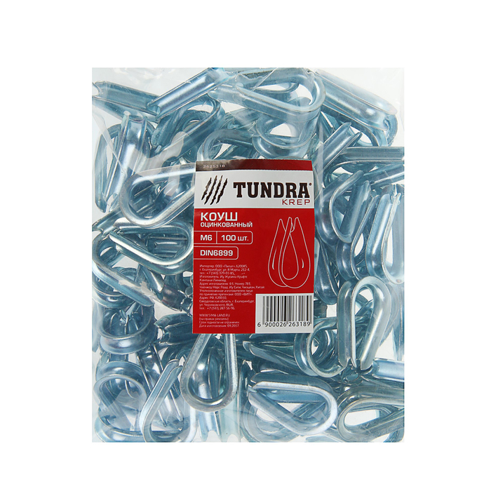 Коуш TUNDRA krep, DIN6899, М6 , оцинкованный