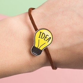 

Браслет с фигурной подвеской «Idea», 9 х 6 см