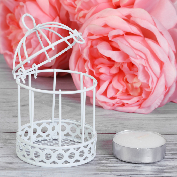 Подсвечник со свечой "Любимой маме"