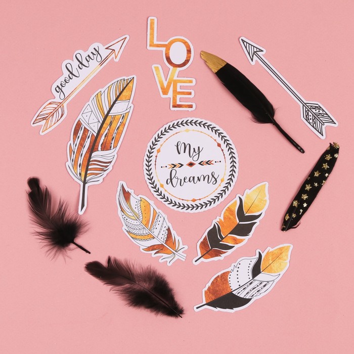 Пёрышки для творчества My dreams, 10,3 х 14,3 см
