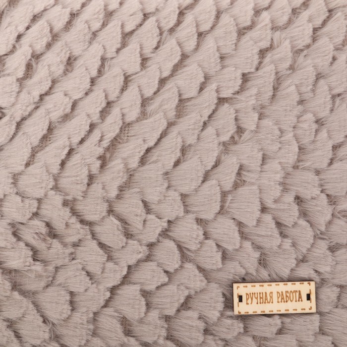 Ткань для пэчворка плюш «Нежная тучка», 55 х 50 см