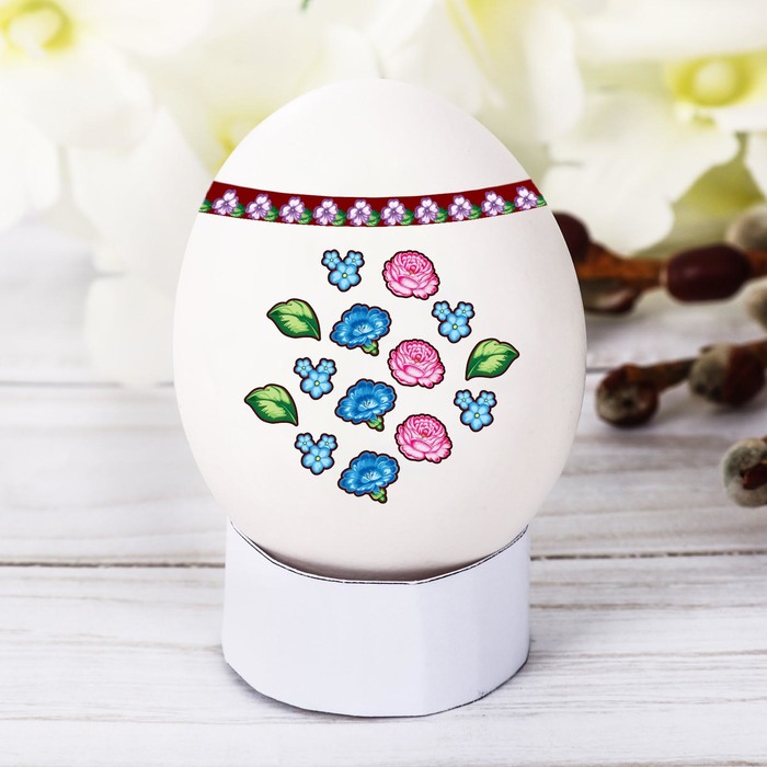 Набор голографических наклеек "Цветы"