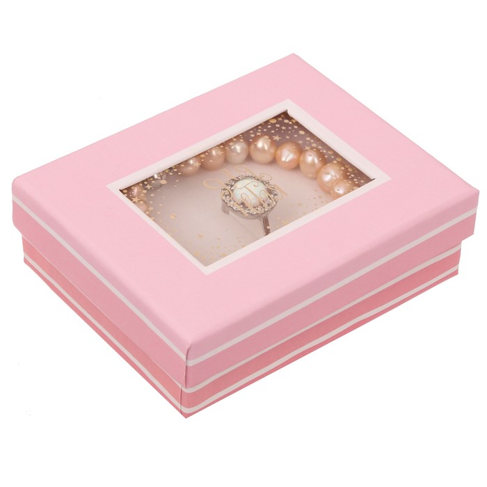 Подарочная коробочка под набор микс «Нежность», 7 х 9 х 2,8 см