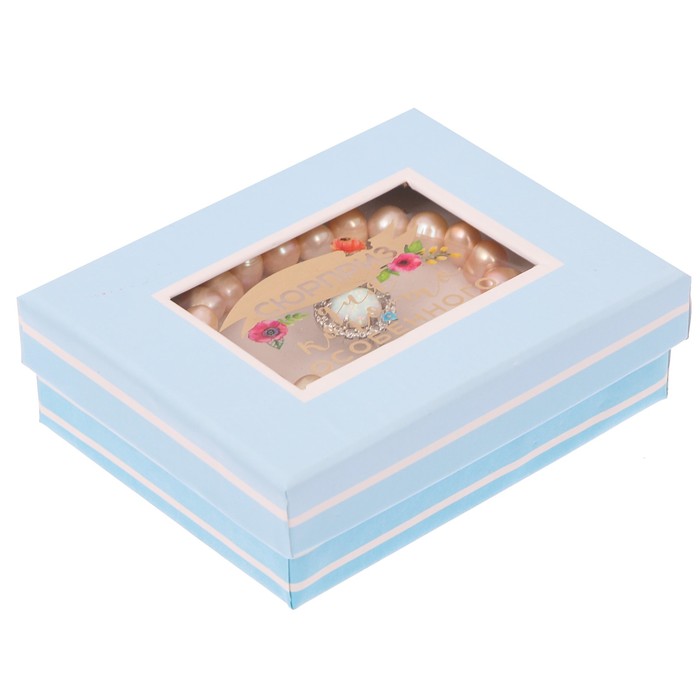 Подарочная коробочка под набор микс «Нежность», 7 х 9 х 2,8 см