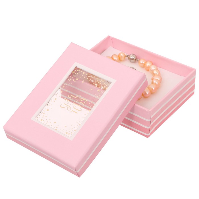 Подарочная коробочка под набор микс «Нежность», 7 х 9 х 2,8 см