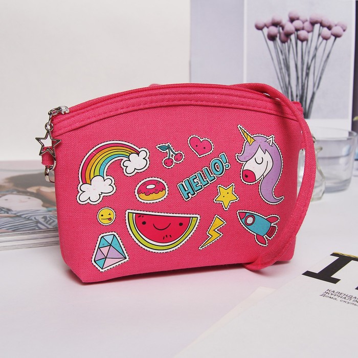 Сумочка детская "Hello", 17 х 14 см