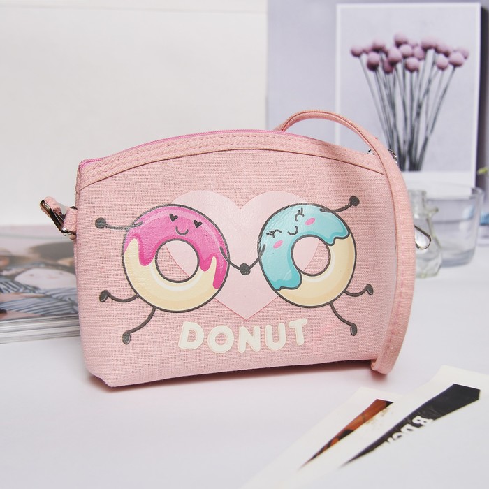 Сумочка детская "Пончики", 17 х 14 см