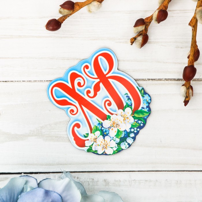 Магнит полимерный "Цветы"