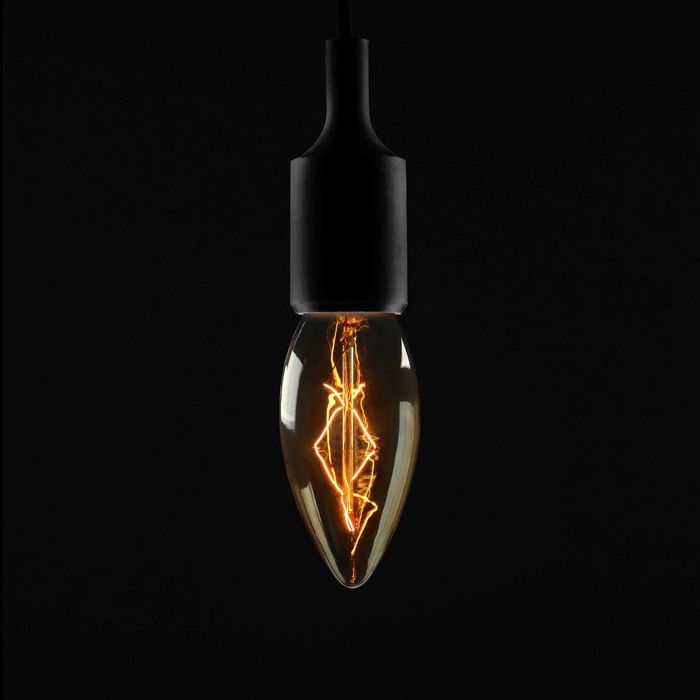 лампа накаливания винтажная "Свеча" Е14, 40 Вт, 230 В