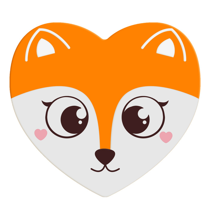 Мини-коврик для ванны на присосках «Лисичка»