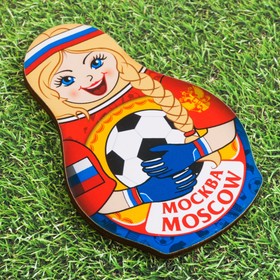 

Магнит «Москва. Матрёшка-футболист»