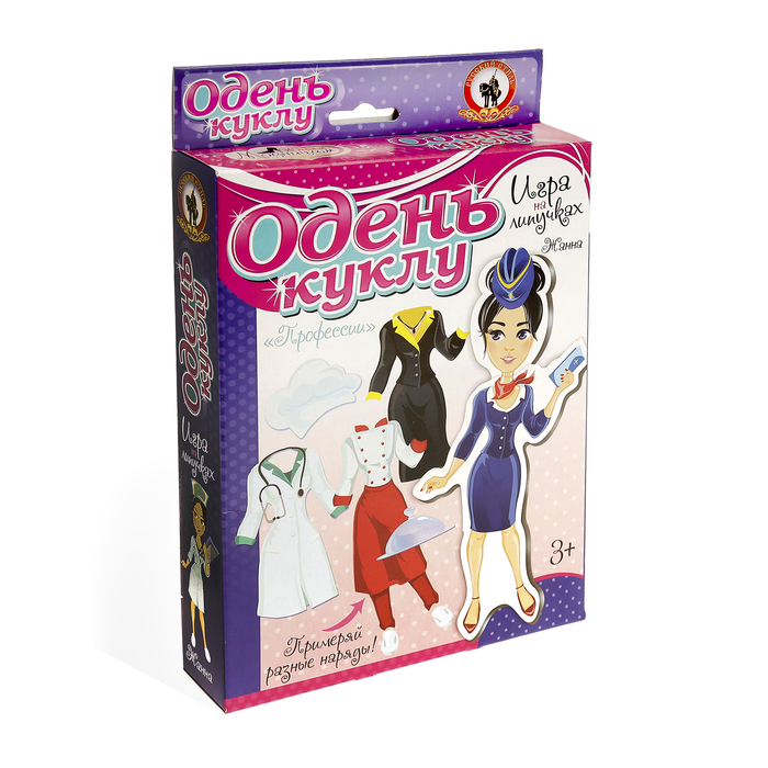 Одень куклу "Профессии" (на липучках) 3177