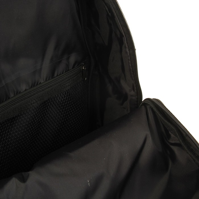 Рюкзак школьный эргономичная спинка Stavia мал. 40*28*18 «Шина» 67164 чёрный/горчичный