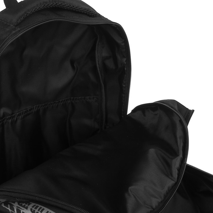 Рюкзак школьный эргономичная спинка Stavia мал. 40*28*18 «Шина» 67164 чёрный/горчичный