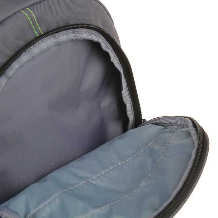 Рюкзак молодежный эргономичная спинка Stavia 41*27*15 «Очки», серый/лиловый/зелёный 67126