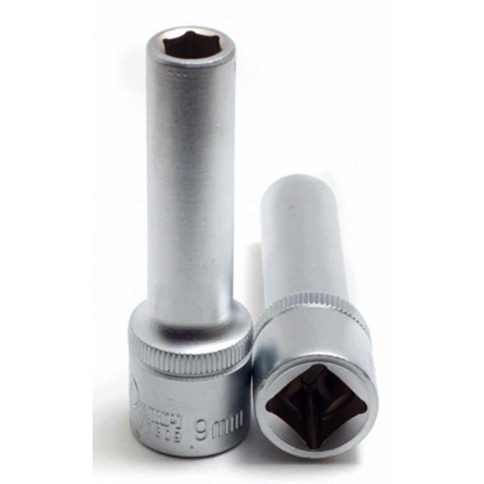 Головка торцевая "Сервис ключ" 77809, глубокая, 6 граней, 9мм